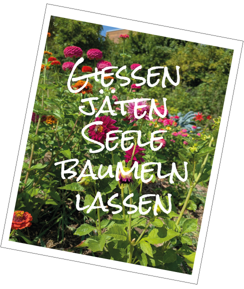Gießen, jäten, Seele baumeln lassen
